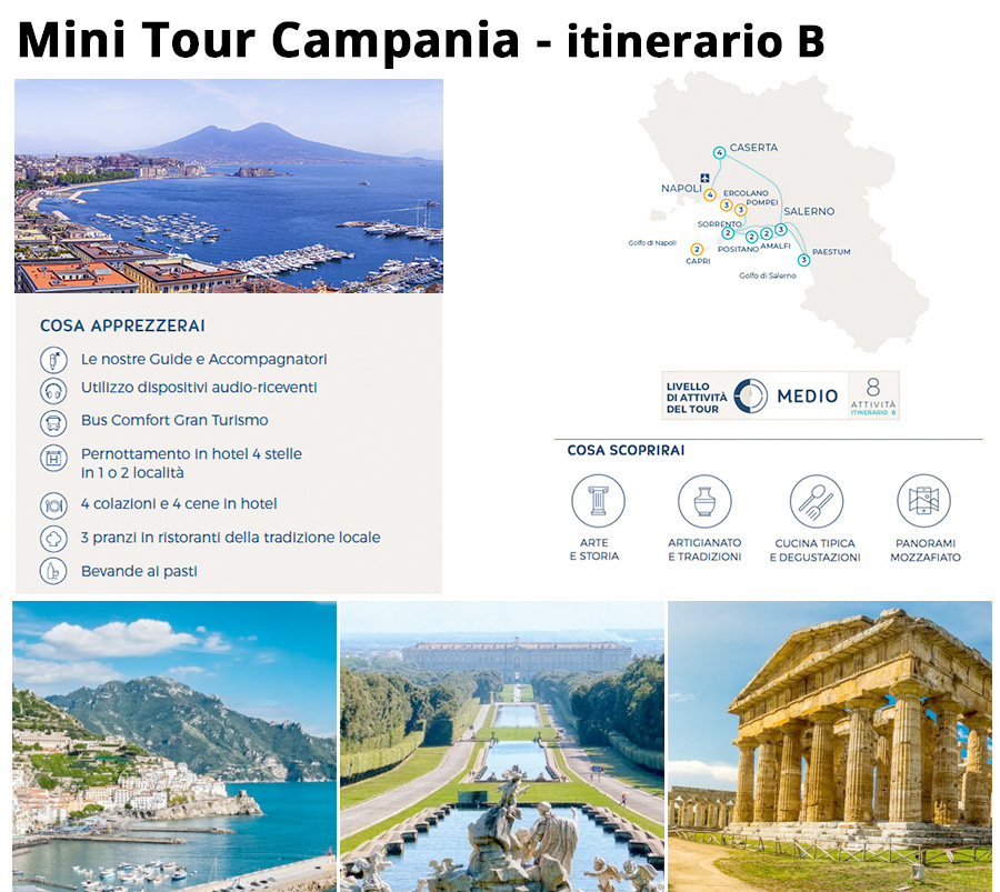 Mini Tour Campania - Itinerario B
