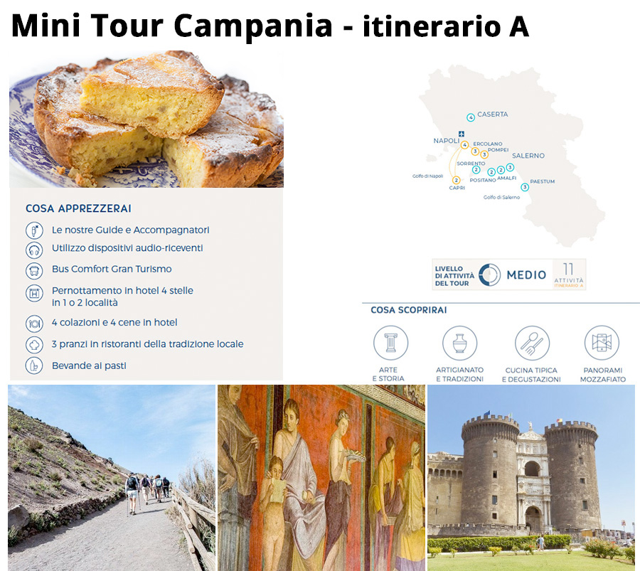 Mini Tour Campania - Itinerario A
